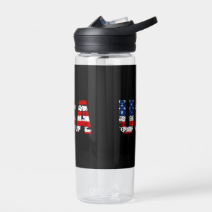 USA Flag American Flag US National Patriotic USA 4 Trinkflasche