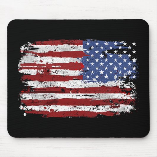 USA Flag American Flag USA 4t Mousepad (Vorne)