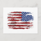 USA Flag American Flag USA 4t Postkarte (Vorderseite)