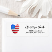 USA Flag American Patriotic Personalisiert Custom (Insitu)