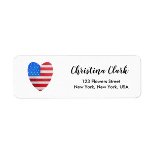 USA Flag American Patriotic Personalisiert Custom