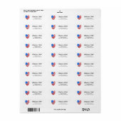 USA Flag American Patriotic Personalisiert Custom (Vorne)