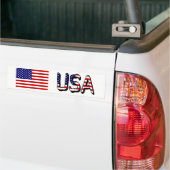 USA Flag and overlay bscent Autoaufkleber (Auf Lkw)