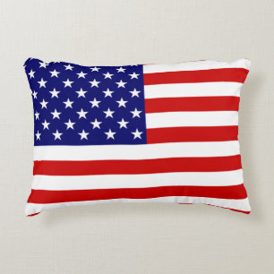 USA Flag and overlay tpt Dekokissen