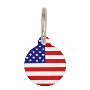USA Flag Anpassbare Pet Tag arc2 Tiermarke