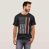 USA Flag Artificial Intelligence AI T-Shirt (Vorne ganz)