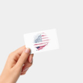 USA flag Ausweis (Handheld)