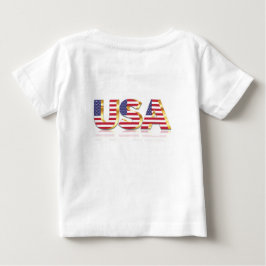 USA Flag Baby T - Shirt