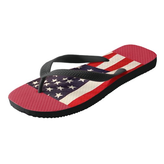 USA Flag Badesandalen (Schrägansicht)