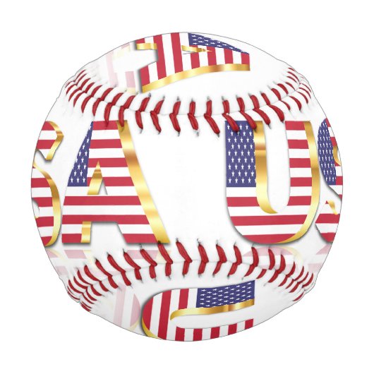 USA Flag Baseball (Rückseite)