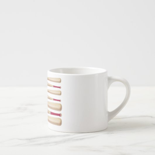 USA Flag Baseball Theme Espressotasse (Rechts)