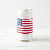 USA Flag Beer Stein USA Bierglas (Mittel)