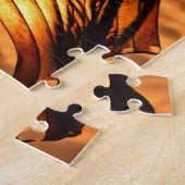 USA Flag bei Sunset - 8x10 - 110 Stk. Jigsaw Puzzl Puzzle (Seite)