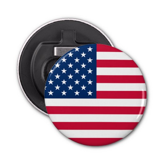 USA Flag Bottle Opener - Patriotic Flaschenöffner (Vorderseite)