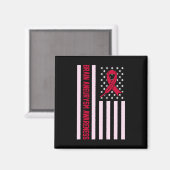 USA Flag Brain Aneurysm Awareness Month Supporter Magnet (Vorderseite/Rückseite)