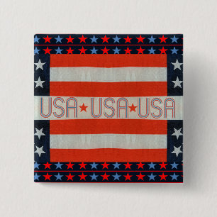 USA Flag Button