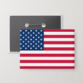 USA Flag Button American Flag Patriotic (Vorderseite/Rückseite)