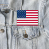 USA Flag Button American Flag Patriotic (Insitu)