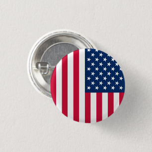 USA Flag Button American Flag Patriotic