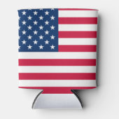 USA Flag Can Cooler American Patriotic Dosenkühler (Vorderseite)