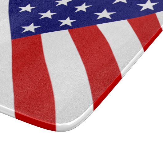 USA Flag cbcc Schneidebrett (Ecke)