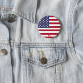 USA Flag Charming Patriotic Button (Beispiel)