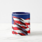 USA Flag Coffee Tasse (Zentrum)