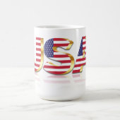 USA Flag Coffee Tasse (Mittel)