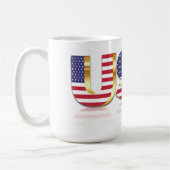 USA Flag Coffee Tasse (Links)