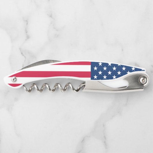 USA Flag Corkschraube Kellnermesser (Rückseite)