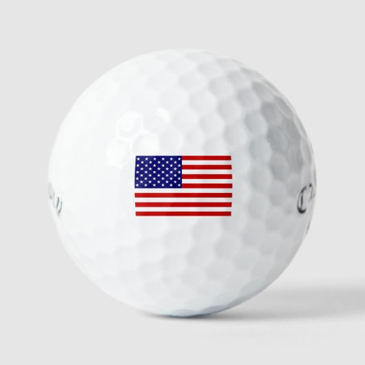 USA Flag css gbcnt Golfball (Vorderseite)