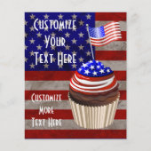 USA Flag Cupcakes Pattern Flyer (Vorne)