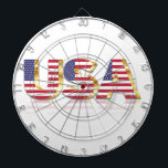 USA Flag Dart Board Dartscheibe<br><div class="desc">USA Flag Dartboards - USA - Flag - Patriotic - Unabhängigkeitstag - 4. Juli - Anpassbar - Wählen / Fügen Sie Ihren einzigartigen Text / Farbe / Bild - Make Your Special Gift - Vergrössern, verschieben oder entfernen und hinzufügen Elemente / Bild mit Anpassungs-Tool. Sie können Designs auch auf mehr...</div>