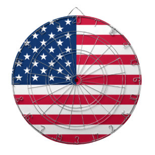 USA Flag Dart Board United States of America Dartscheibe