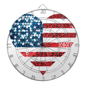 usa Flag Dartscheibe