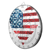 usa Flag Dartscheibe (Vorderseite rechts)