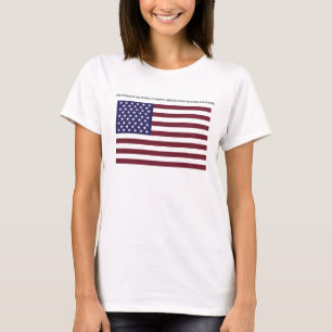 USA - FLAG - DER POWER DER MENSCHEN T-Shirt