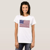 USA - FLAG - DER POWER DER MENSCHEN T-Shirt (Vorne ganz)