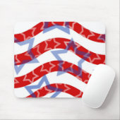 USA Flag Design American Patriotic Stars Streifen Mousepad (Mit Mouse)