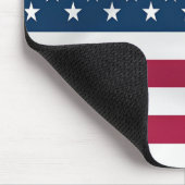 USA Flag Design Mouse Pad - Zeigen Sie Ihren Patri Mousepad (Ecke)