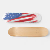 USA Flag Design Skateboard (Horizontal)