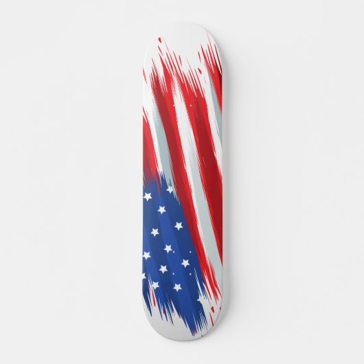 USA Flag Design Skateboard (Vorne)