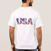 USA Flag Design T-Shirt (Rückseite)