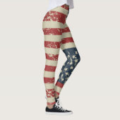 USA-Flag-Desised Look Leggings (Rechts)