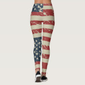 USA-Flag-Desised Look Leggings (Rückseite)