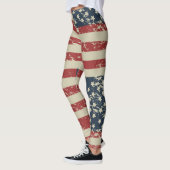 USA-Flag-Desised Look Leggings (Links)