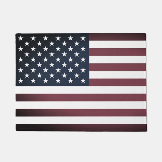 USA Flag Doormat Patriotic Fußmatte (Vorderseite)
