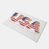 USA Flag Doormat USA Fußmatte (Schrägansicht)