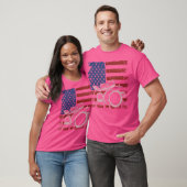 Usa Flag Drummer Schlagzeug Drums Player Musician T-Shirt (Unisex)