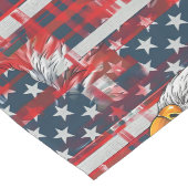 USA Flag & Eagle Runner Celebrate Red White Blue Großer Tischläufer (Ecke)